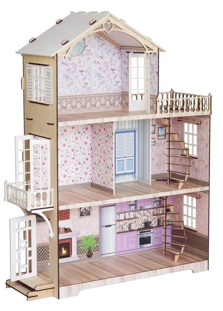 Căsuță pentru păpuși Magic Bunny House Miranda (mare)