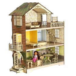 Căsuță pentru păpuși Magic Bunny House Miranda (mica)