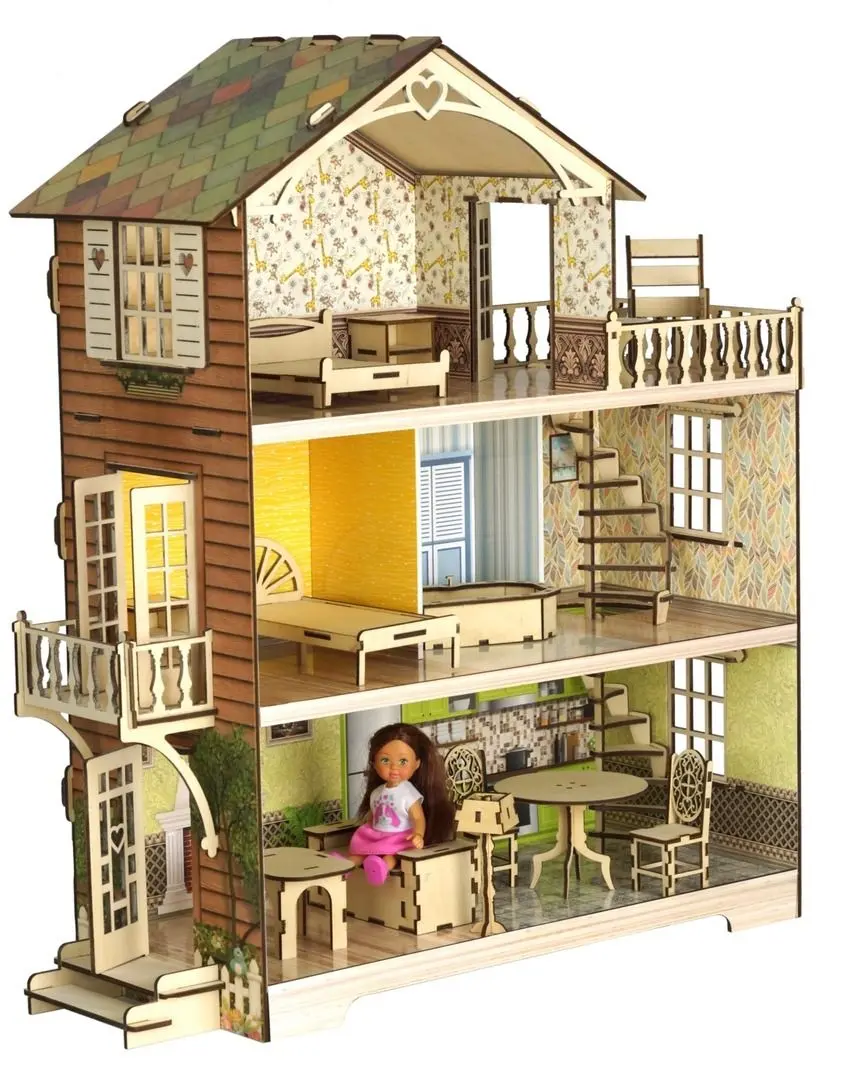 Căsuță pentru păpuși Magic Bunny House Miranda (mica)