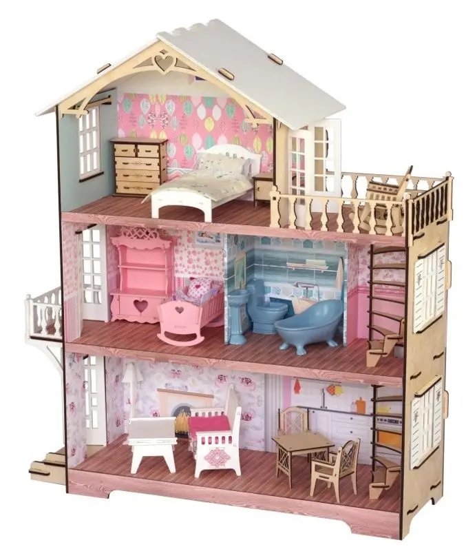 Căsuță pentru păpuși Magic Bunny House Miranda (medie) - 2