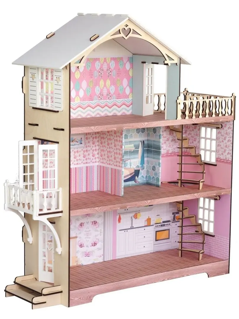 Căsuță pentru păpuși Magic Bunny House Miranda (medie)