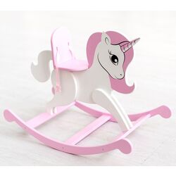 Jucarie-balansoar pentru papusi Манюня Shining Crown Unicorn 71120 (Whie/Pink) Thumb