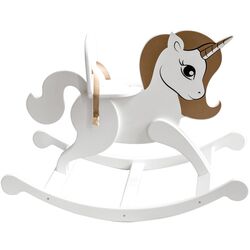 Игрушка-качалка для кукол Манюня Shining Crown Unicorn 72120 (Whie/Gold)