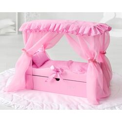 Кроватка для куклы Манюня Diamond Princess 722191 (Pink) Thumb