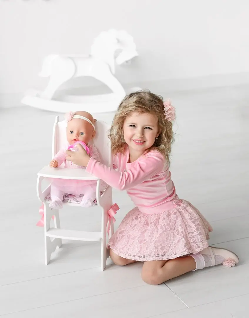 Стульчик для куклы Манюня Diamond Princess 71119 (White)