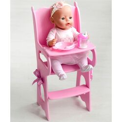 Стульчик для куклы Манюня Diamond Princess 72119 (Pink) Thumb