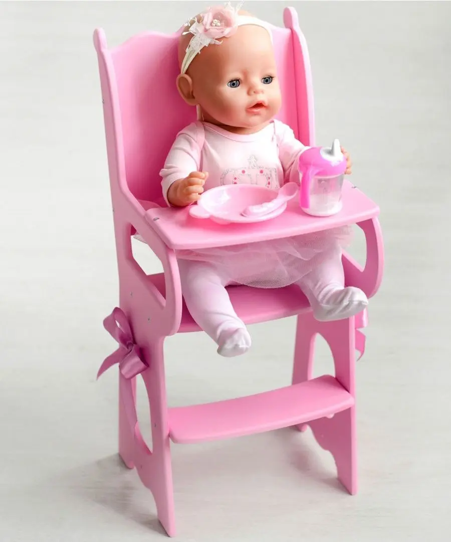 Стульчик для куклы Манюня Diamond Princess 72119 (Pink) - 5