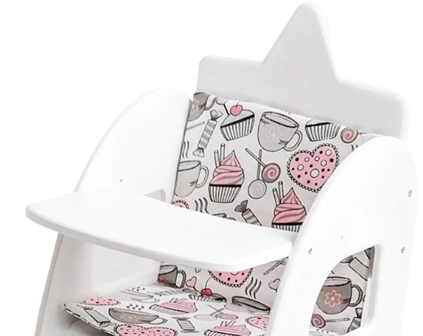 Стульчик для куклы Манюня Diamond Star 73319 (White)