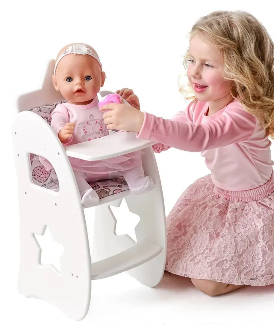 Стульчик для куклы Манюня Diamond Star 73319 (White)