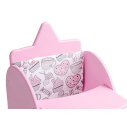 Стульчик для куклы Манюня Diamond Star 74319 (Pink) Thumb