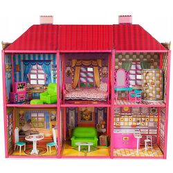 Casuta pentru papusi Multistore HC33423 (Pink) Thumb