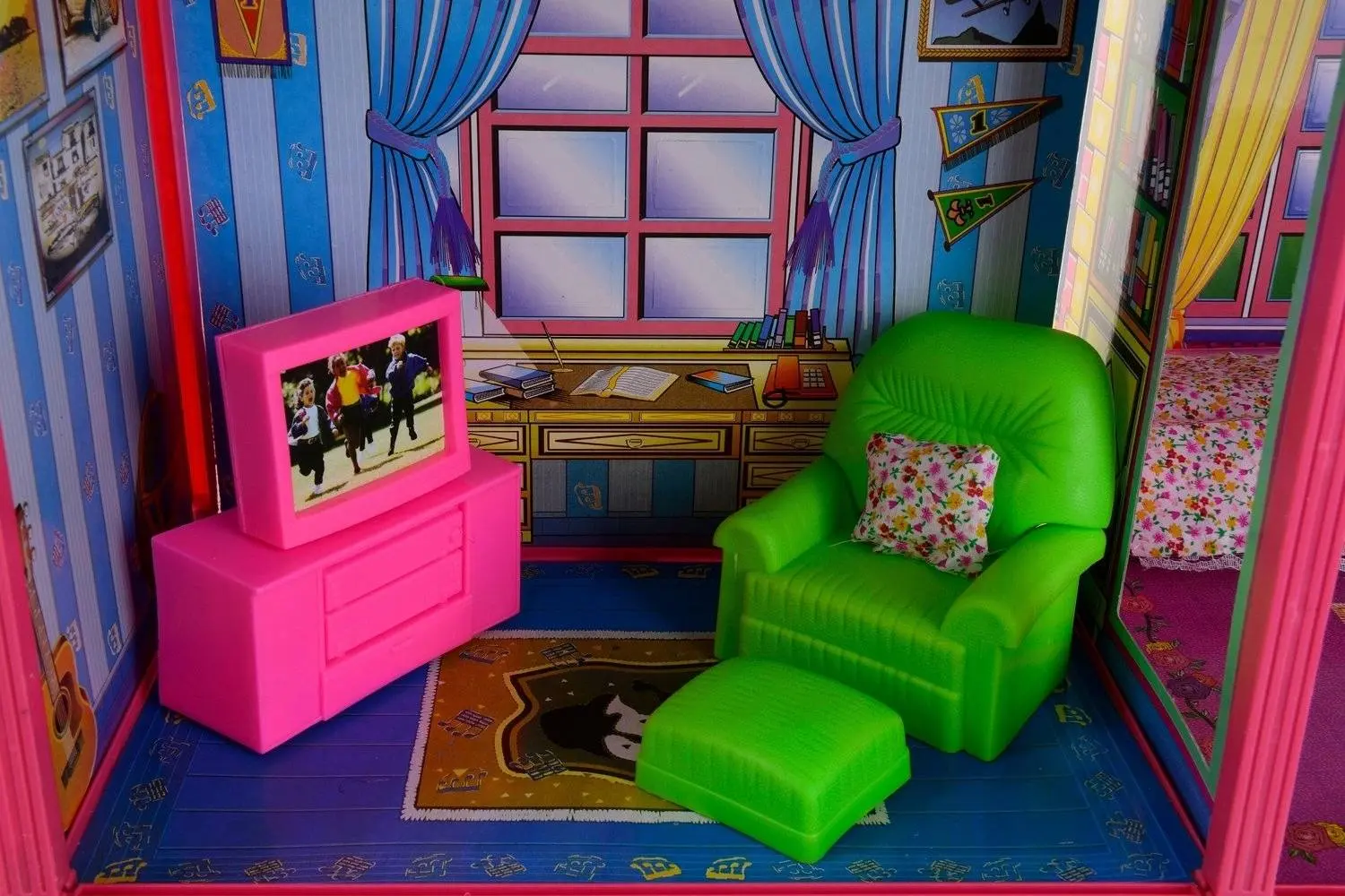 Casuta pentru papusi Multistore HC33423 (Pink) - 5