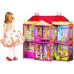 Casuta pentru papusi Multistore HC33423 (Pink) Thumb