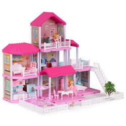 Casuta pentru papusi Multistore HC480394 (Pink/White)