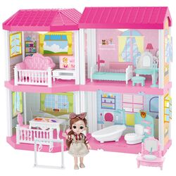 Casuta pentru papusi Multistore HC507651 (Pink/White)