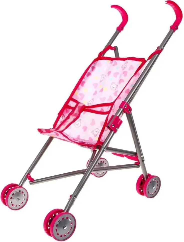 Set accesorii pentru papusi Ramiz Baby Play House (Pink) - 3