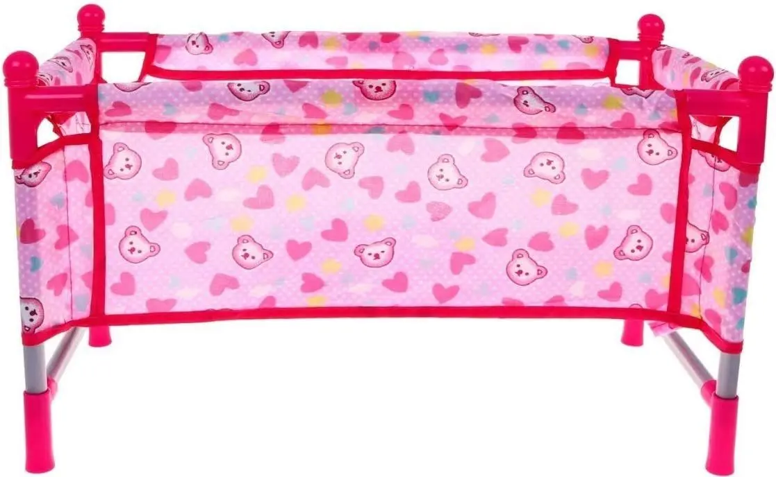 Set accesorii pentru papusi Ramiz Baby Play House (Pink) - 7