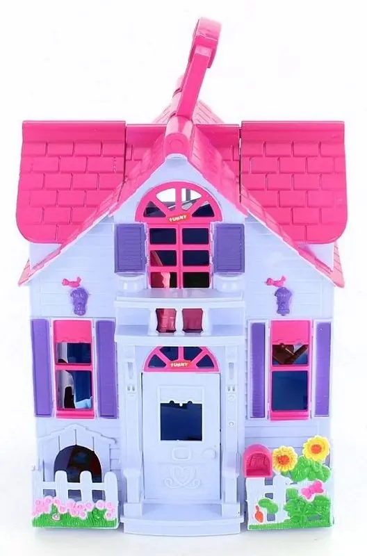 Casuta pentru papusi Procart 309142 (Purple/Pink) - 2