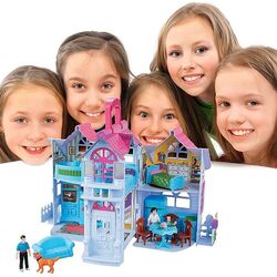 Casuta pentru papusi Procart 309142 (Purple/Pink) Thumb