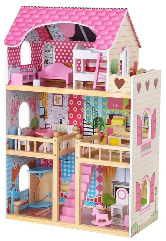 Casuta pentru papusi Procart 493575 (Pink)