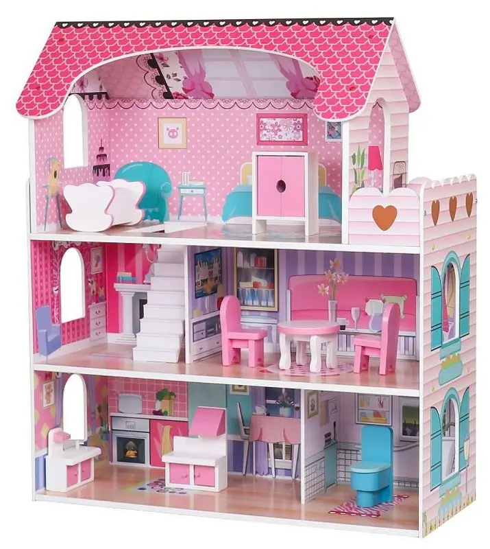 Кукольный домик Procart W06A380 (Pink)