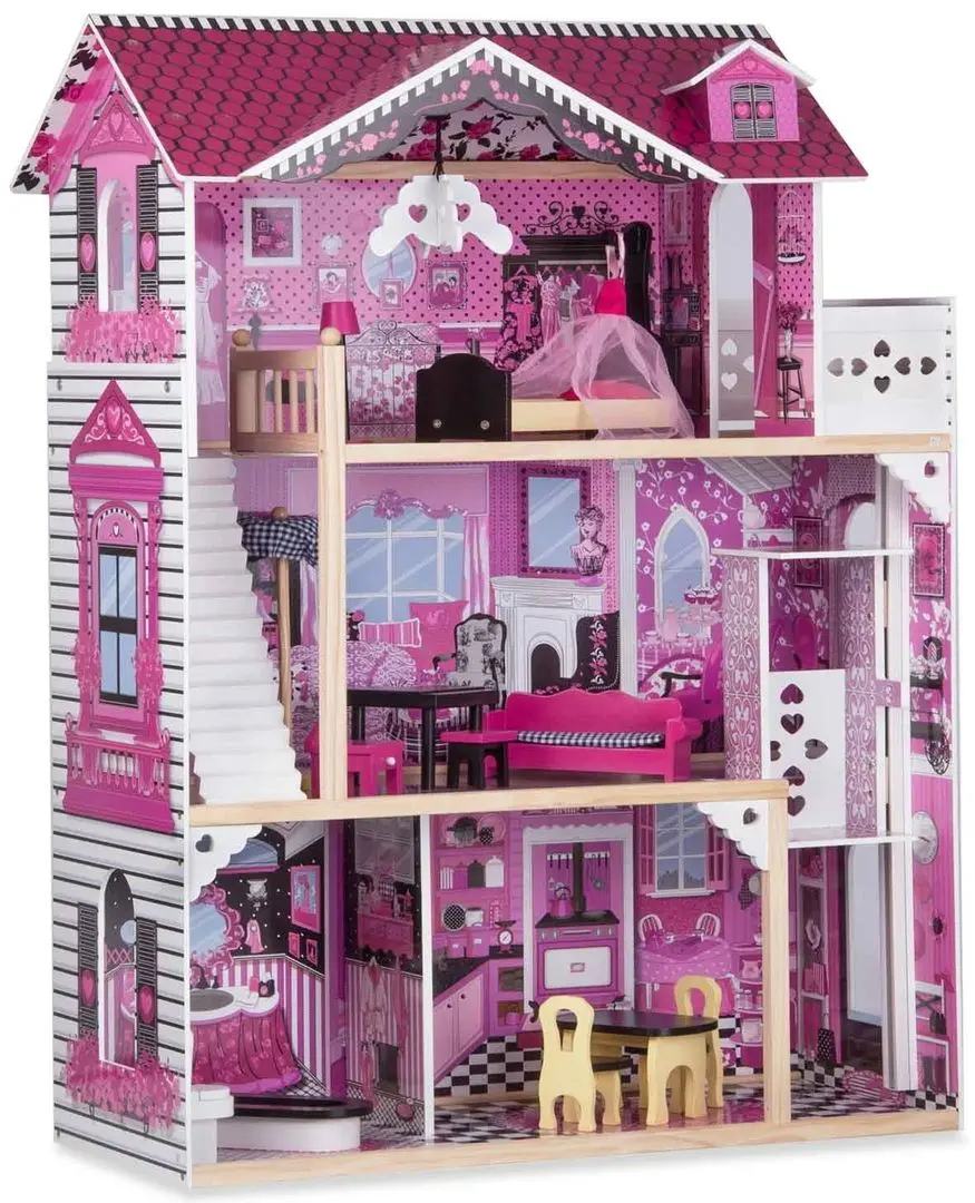 Кукольный домик Ricokids 7806-7753 (Pink/White)