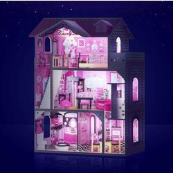 Кукольный домик Ricokids 7806-7753 (Pink/White) Thumb