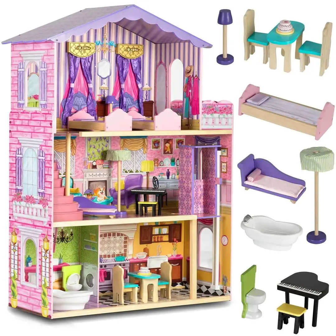 Căsuță pentru păpuși Ricokids 7807 (Multicolor) - 4