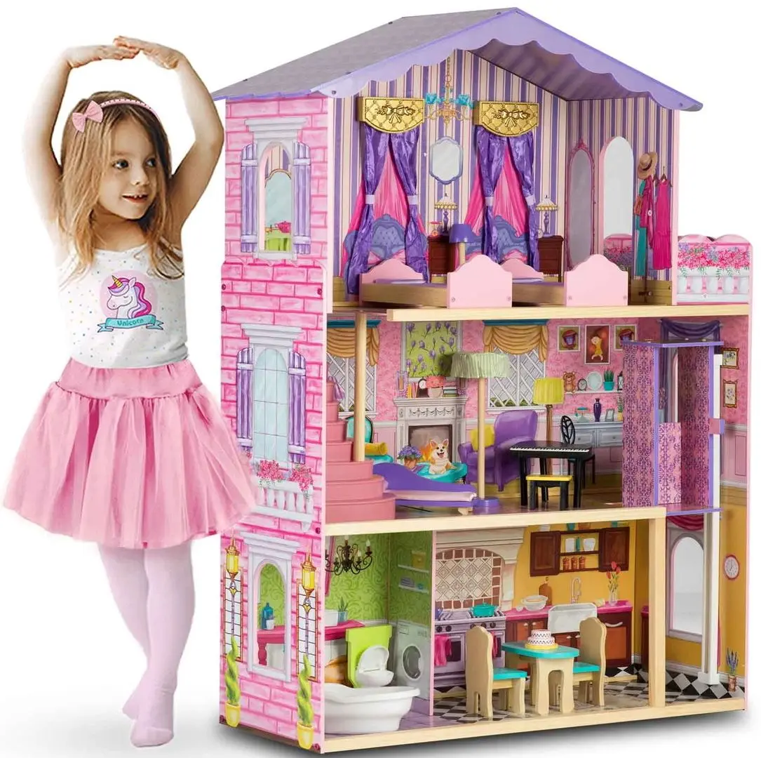 Căsuță pentru păpuși Ricokids 7807 (Multicolor) - 5
