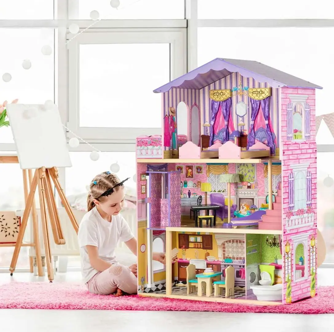 Căsuță pentru păpuși Ricokids 7807 (Multicolor) - 6