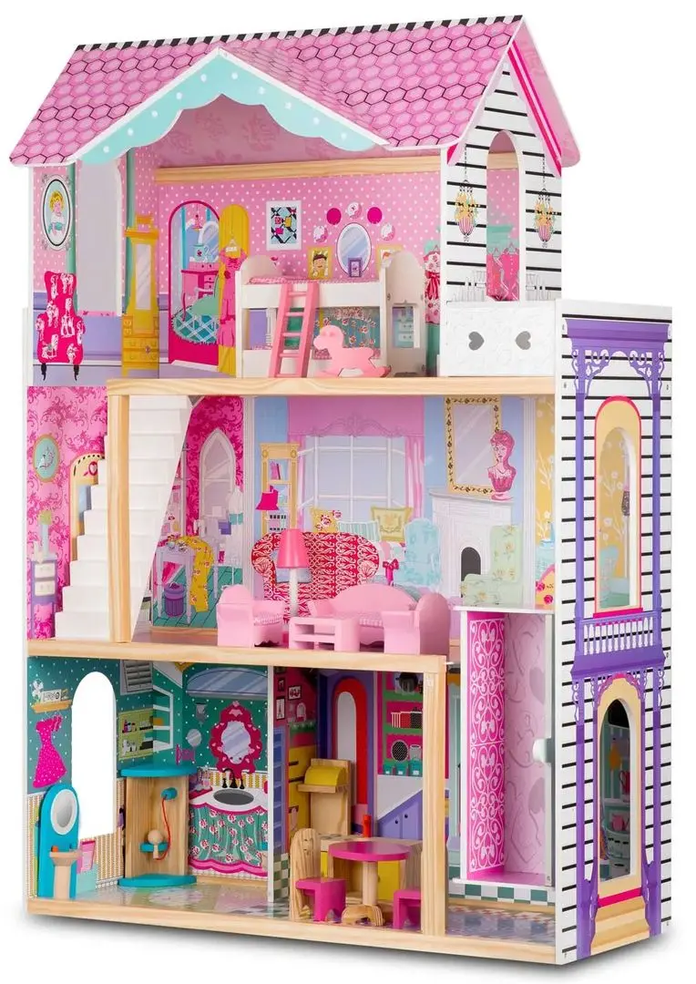 Casuta pentru papusi Ricokids 7829 (Pink)