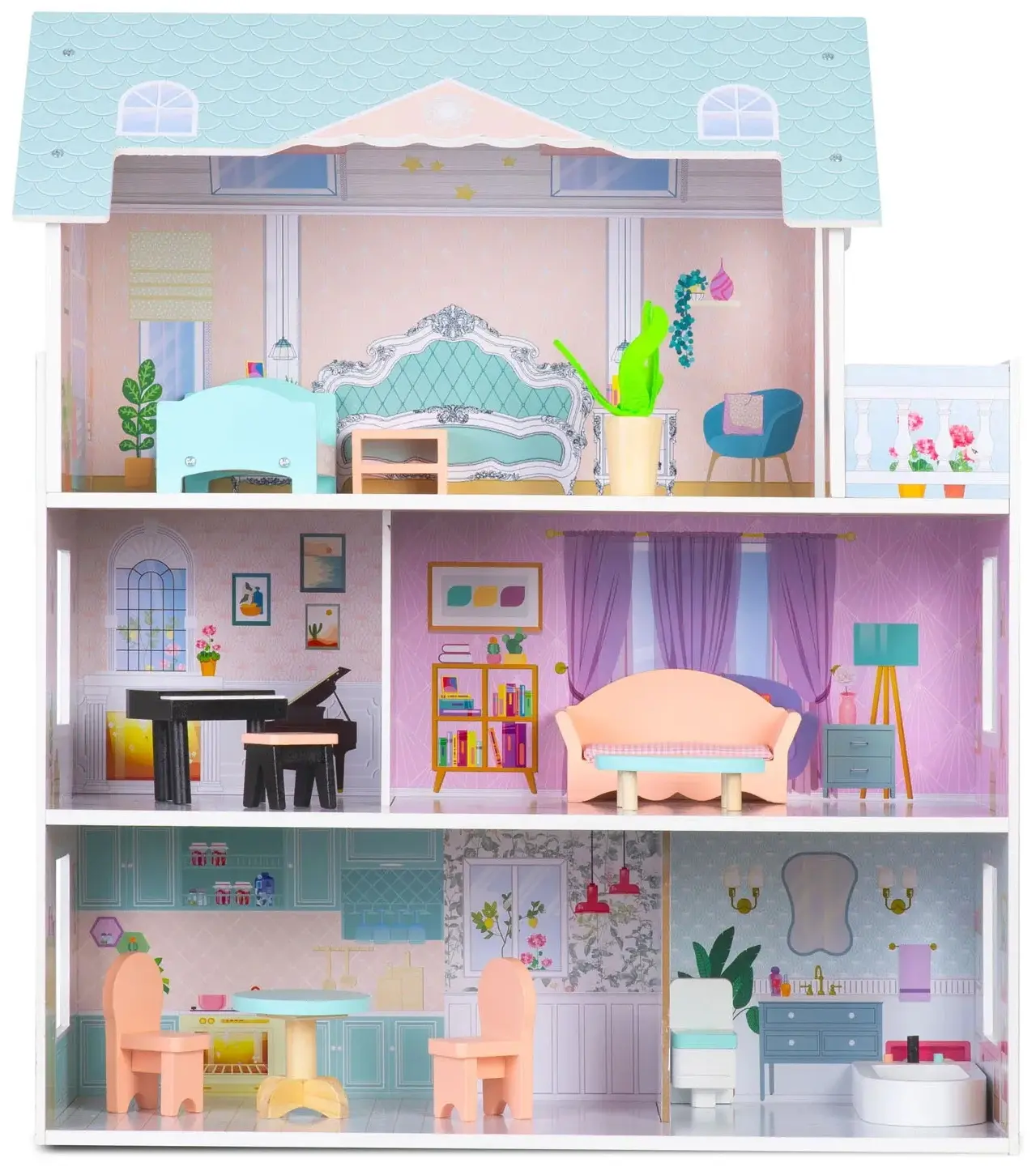 Casuta pentru papusi Ricokids RK-878 787800 (Multicolour) - 2