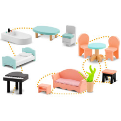 Casuta pentru papusi Ricokids RK-878 787800 (Multicolour) Thumb