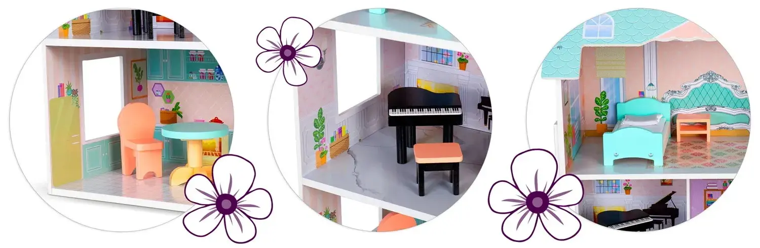 Casuta pentru papusi Ricokids RK-878 787800 (Multicolour) - 6