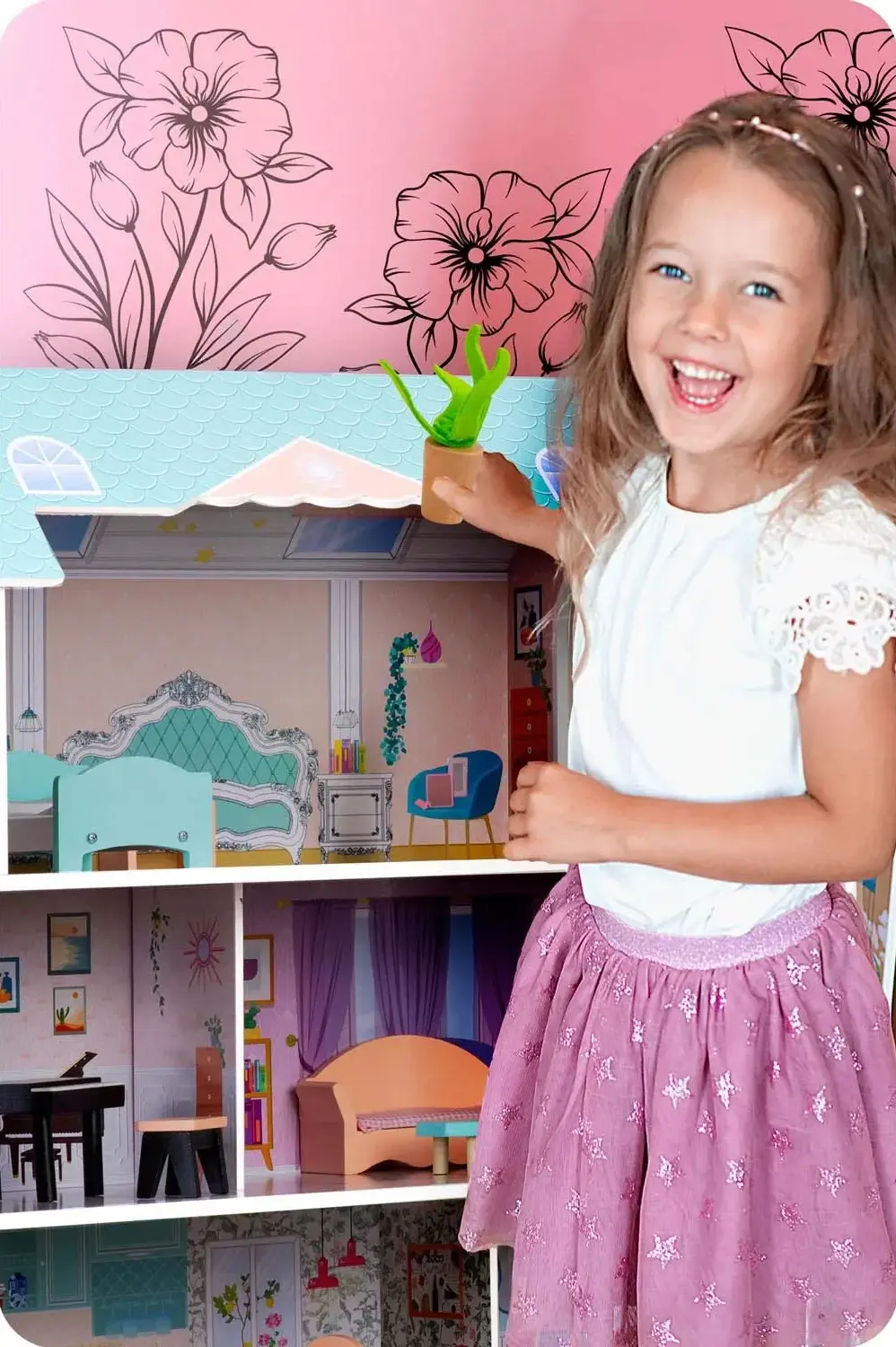 Casuta pentru papusi Ricokids RK-878 787800 (Multicolour) - 9