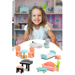 Casuta pentru papusi Ricokids RK-878 787800 (Multicolour) Thumb