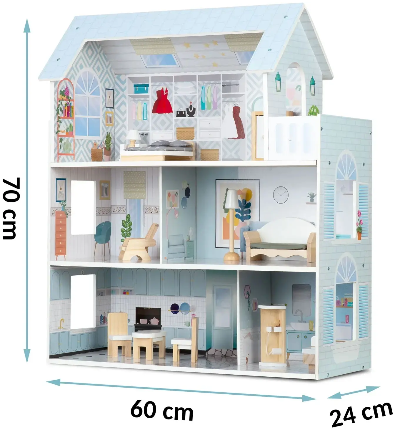 Кукольный домик Ricokids RK-878 (Multicolour) - 4