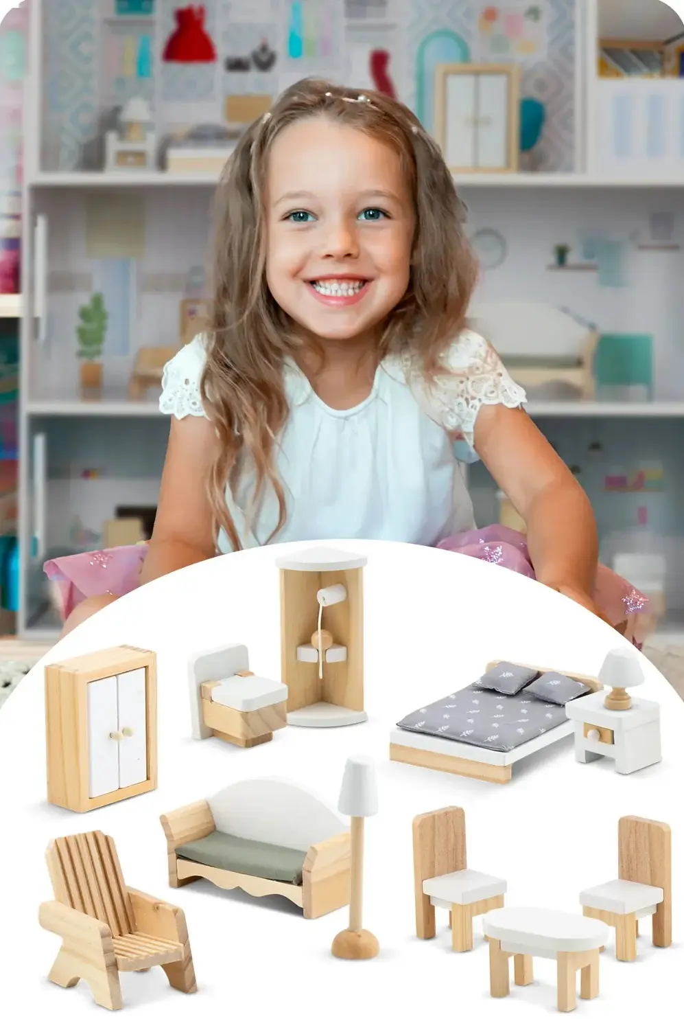 Кукольный домик Ricokids RK-878 (Multicolour) - 9