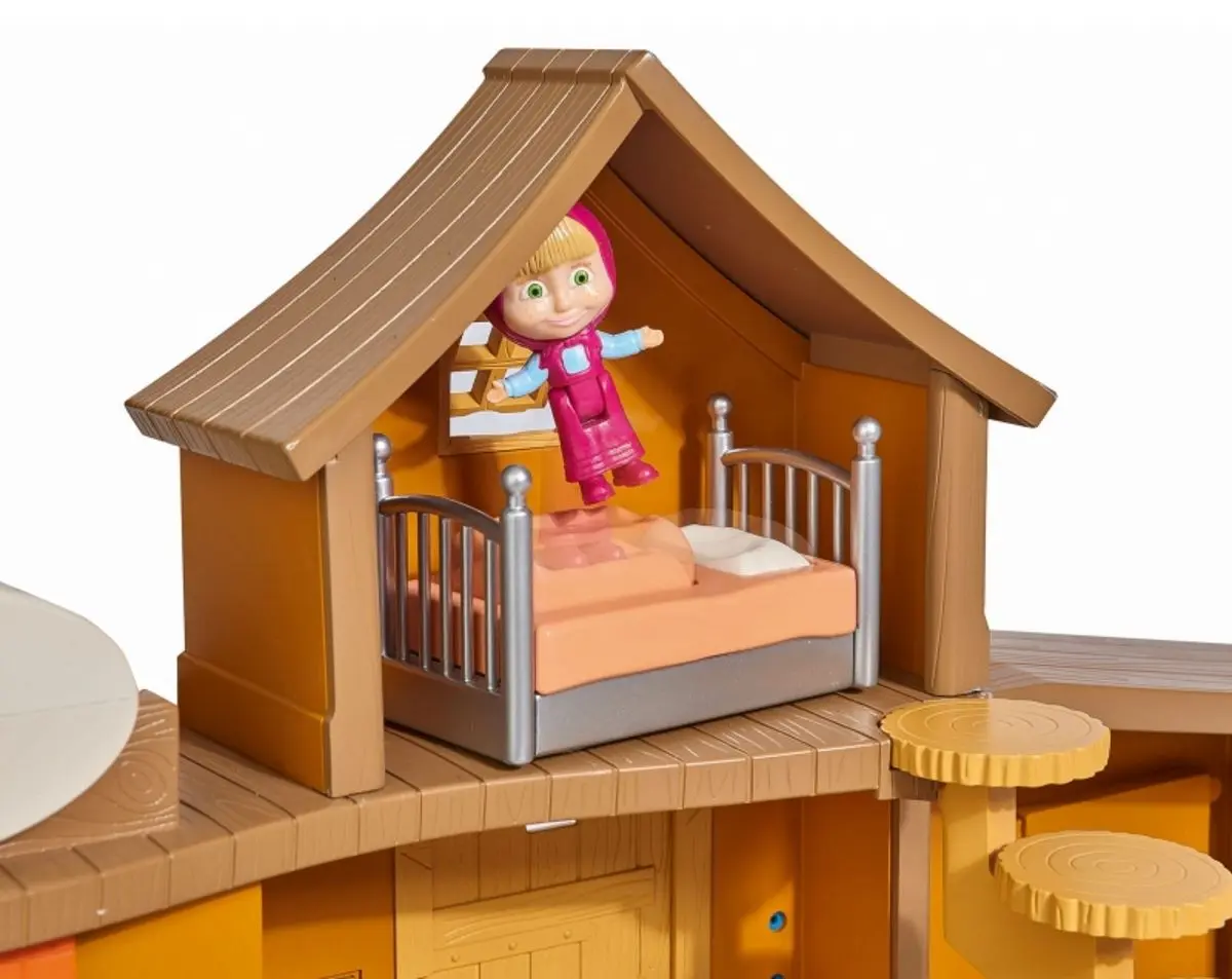 Casă de păpuși Simba Masha Big Bear House (Multicolor) - 5