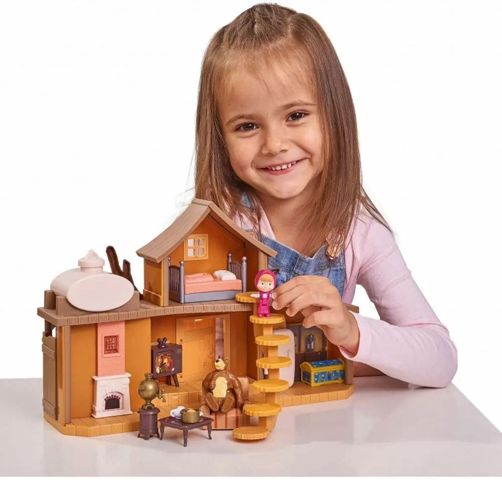 Casă de păpuși Simba Masha Big Bear House (Multicolor) - 10