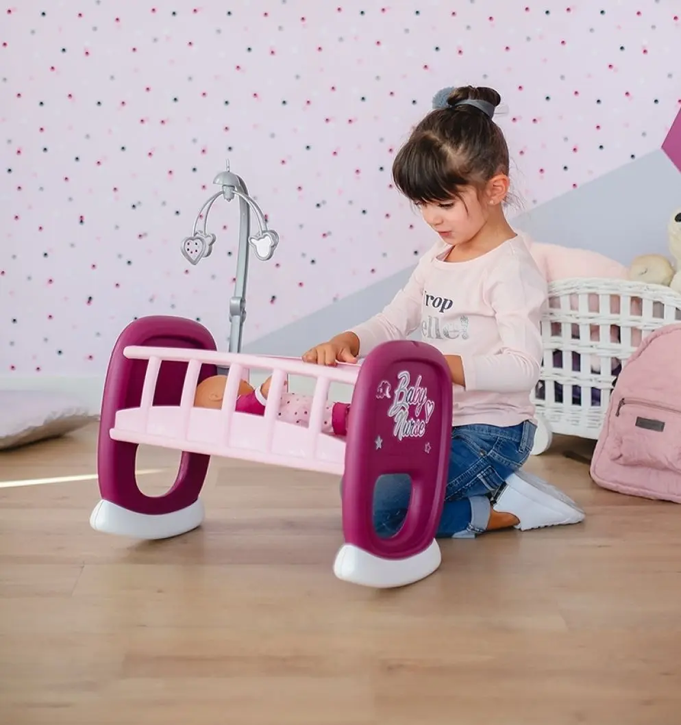 Кроватка для куклы Smoby Baby Nurse 220343 (Pink/Purple) - 2