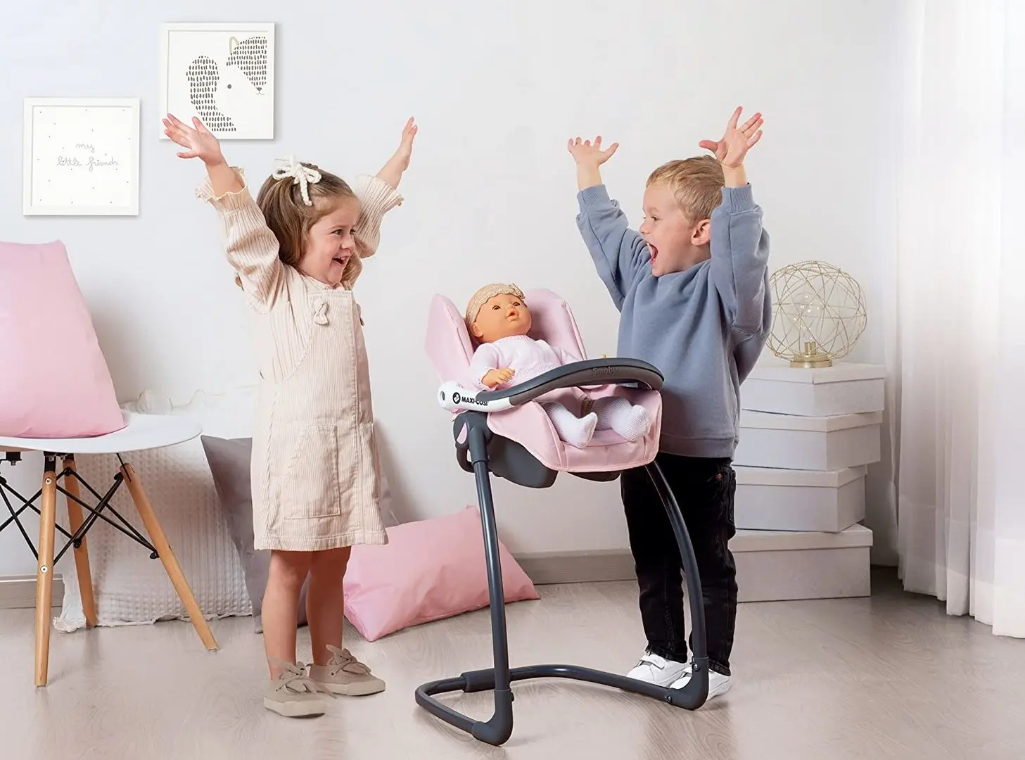 Стульчик для куклы 3в1 Smoby Maxi-Cosi 240235 (Pink/Black) - 3