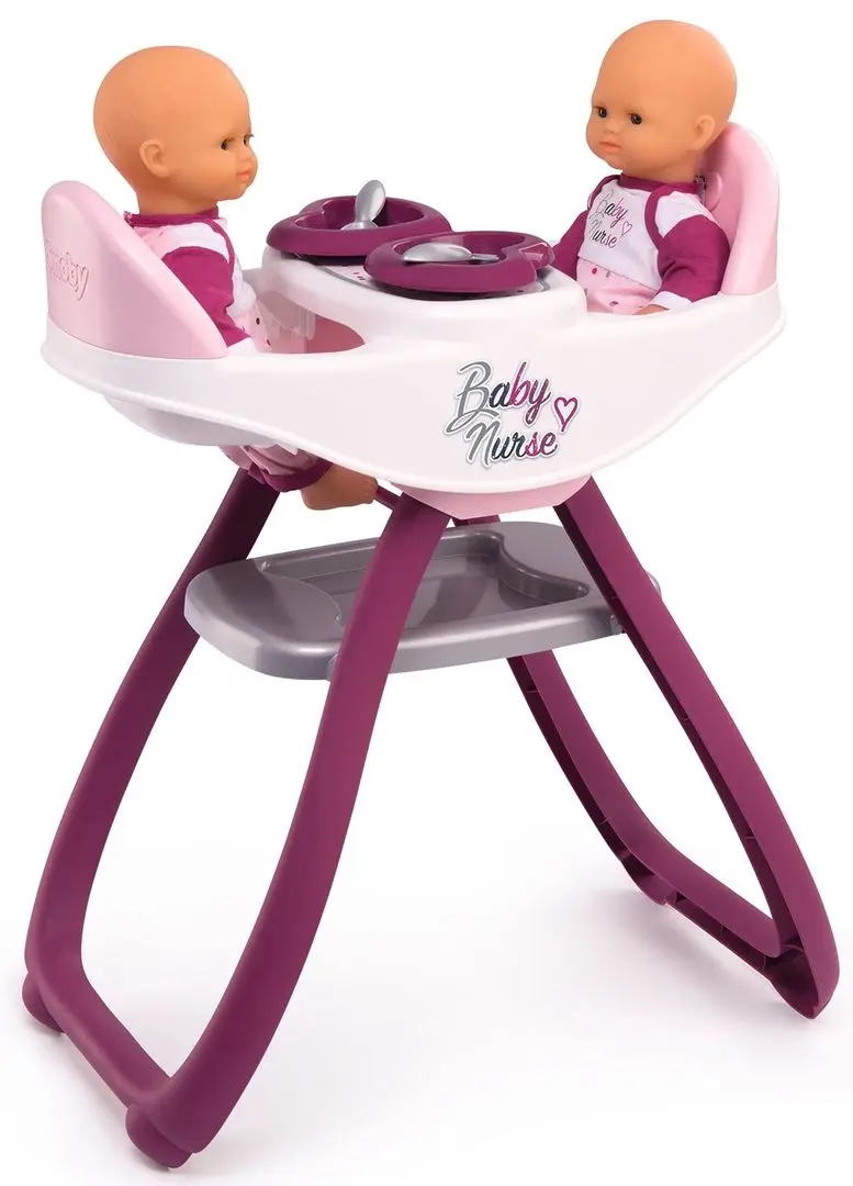 Стульчик для кукол Smoby Baby Nurse Twin 220344 (Purple/Pink) - 4