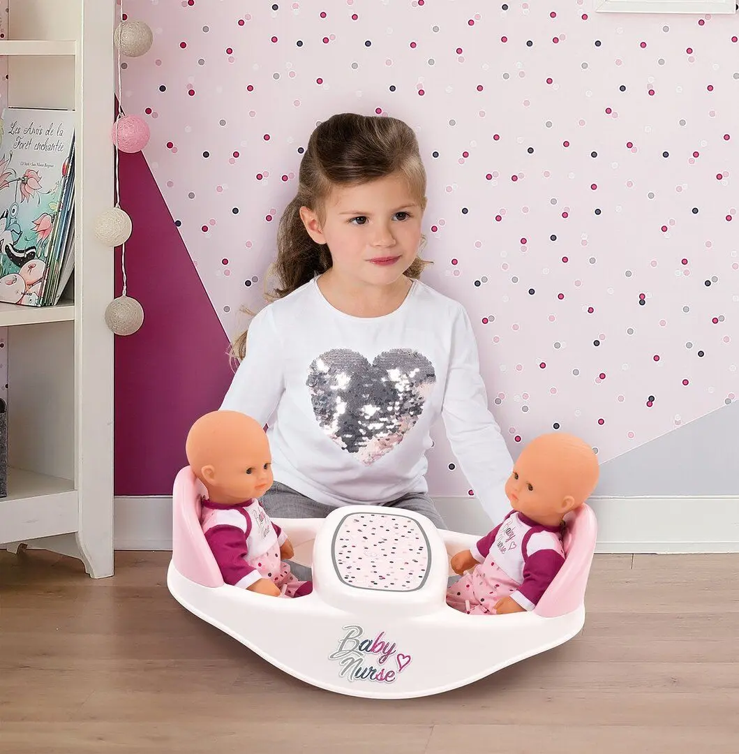 Стульчик для кукол Smoby Baby Nurse Twin 220344 (Purple/Pink) - 6
