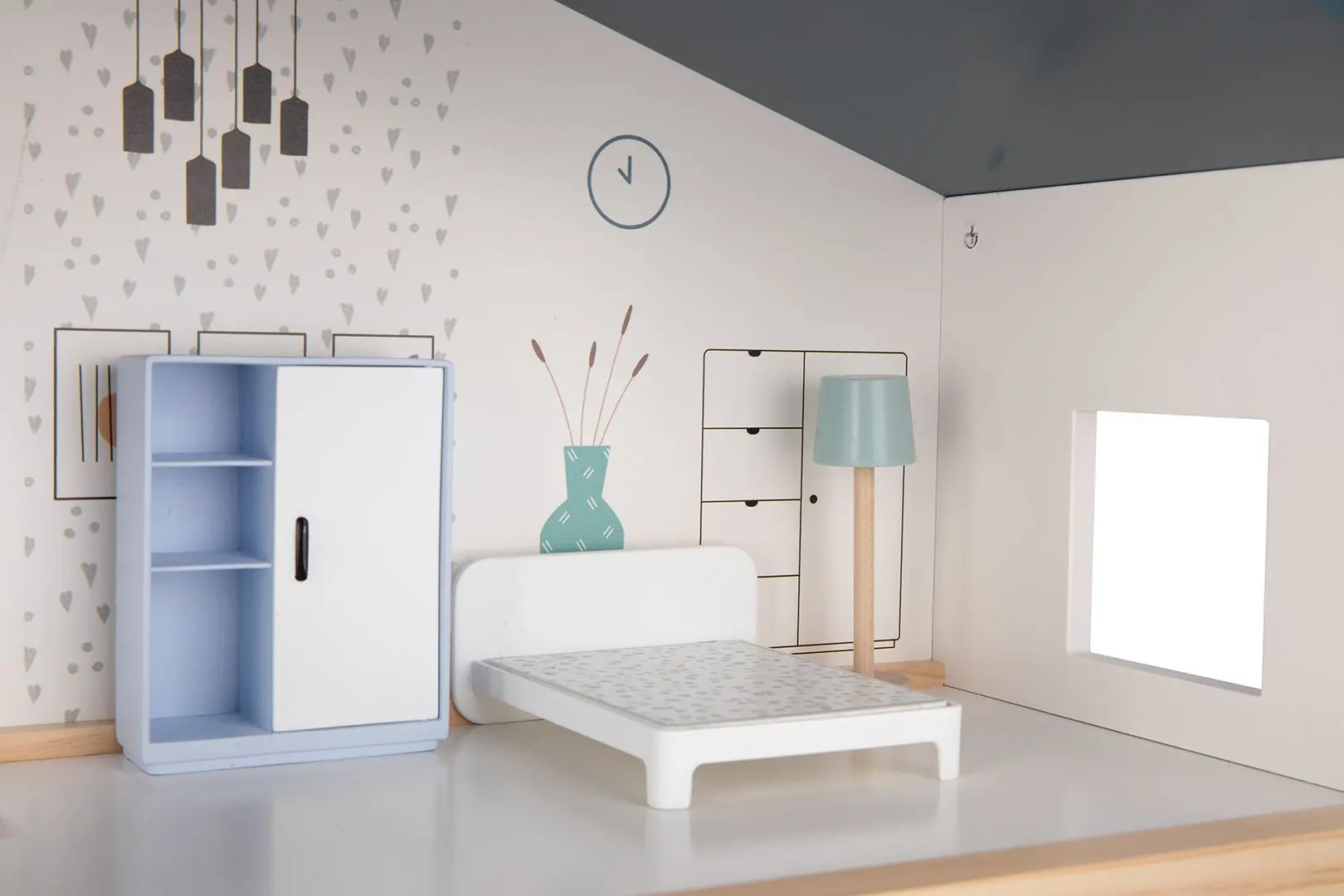 Casuta pentru papusi Tooky Toy ТХ919 (White/Grey)