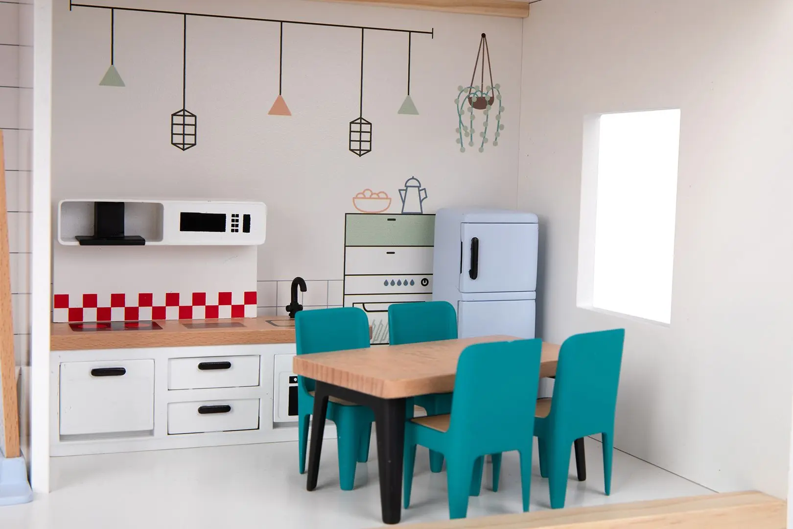 Casuta pentru papusi Tooky Toy ТХ919 (White/Grey)