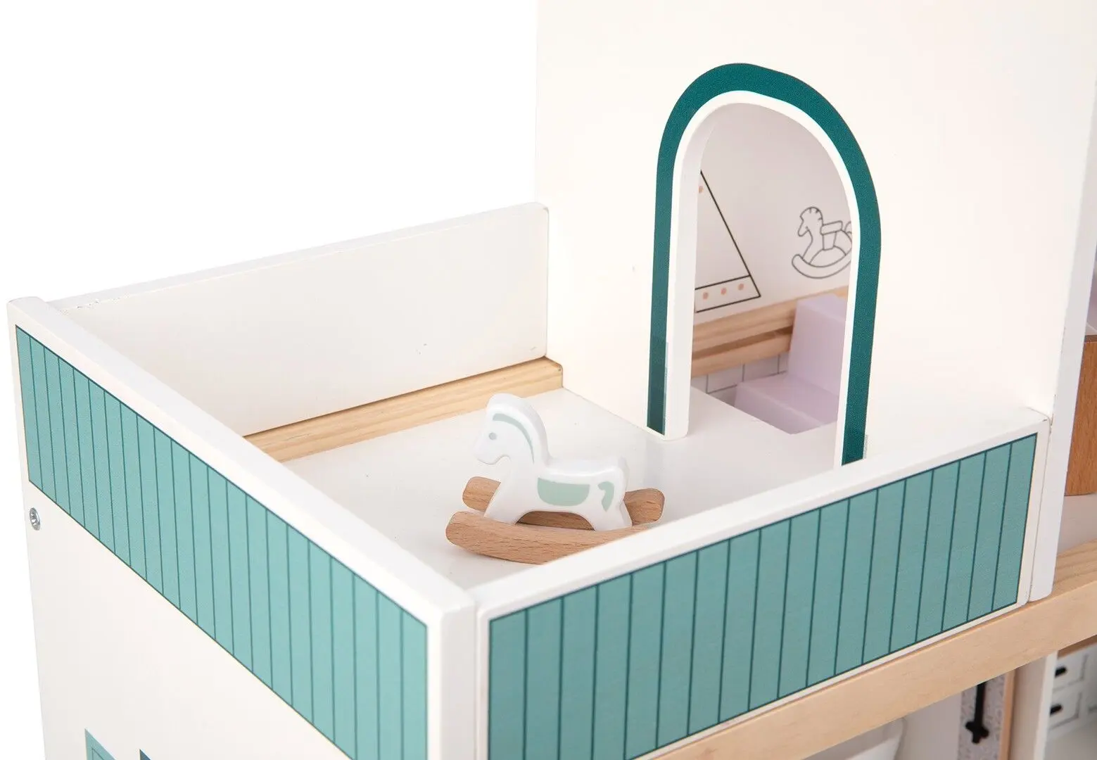 Casuta pentru papusi Tooky Toy ТХ919 (White/Grey)