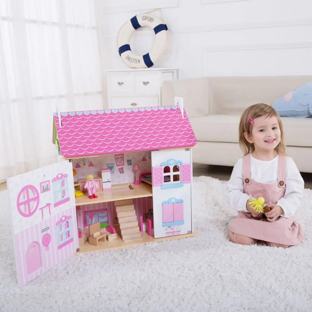 Кукольный домик Tooky Toy TKI057 (Pink) - 3