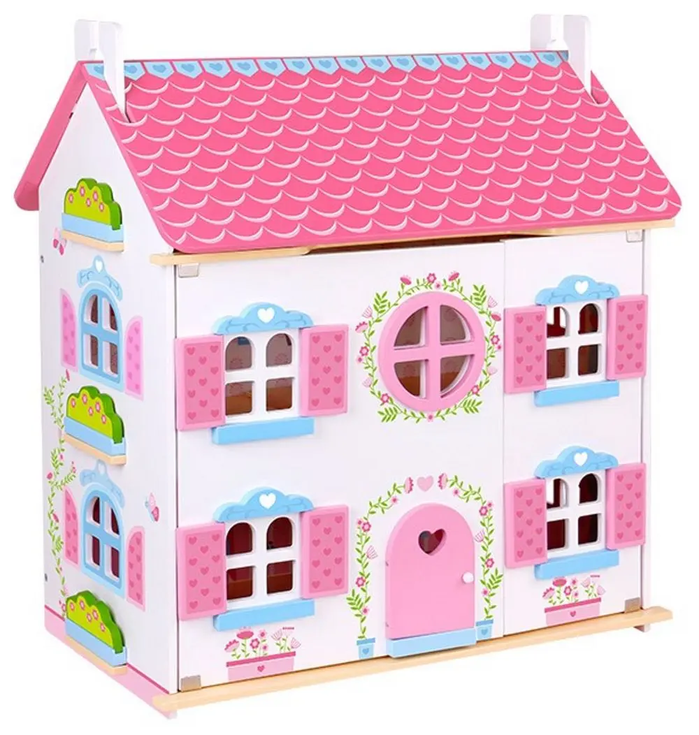 Кукольный домик Tooky Toy TKI057 (Pink)