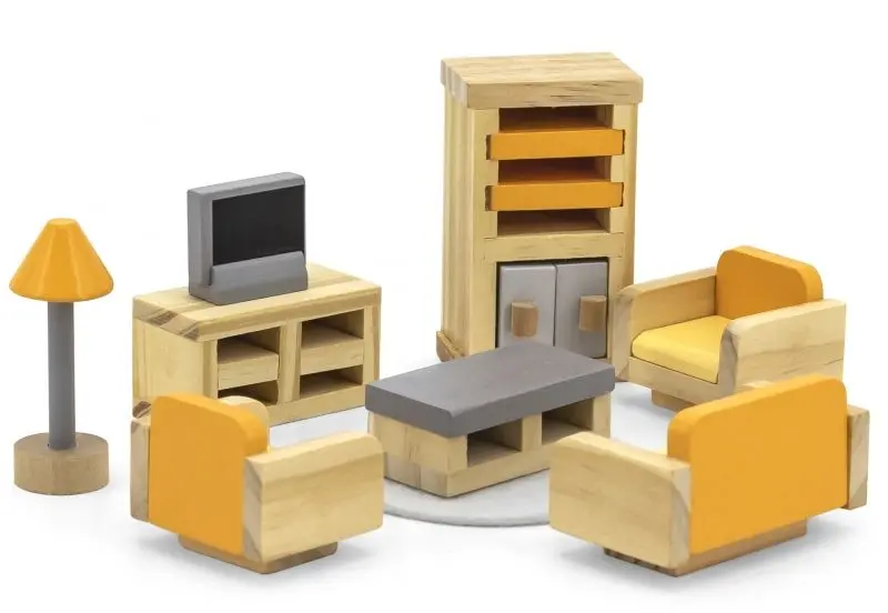 Игровой набор Viga Toys 44037 (Natural/Gray/Yellow) - 2